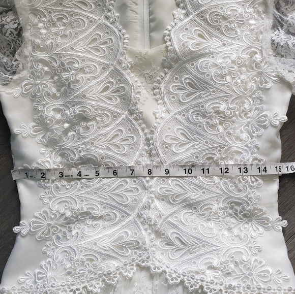 Jessica Mcclintock Gunne Sax Vintage Wedding Dress - Picture 13 of 16